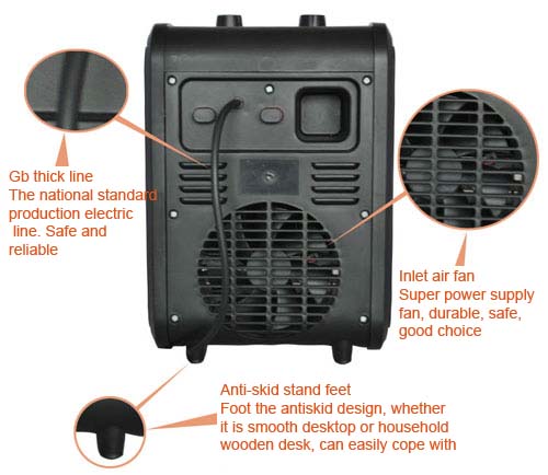 Electric fan heater Frost heater