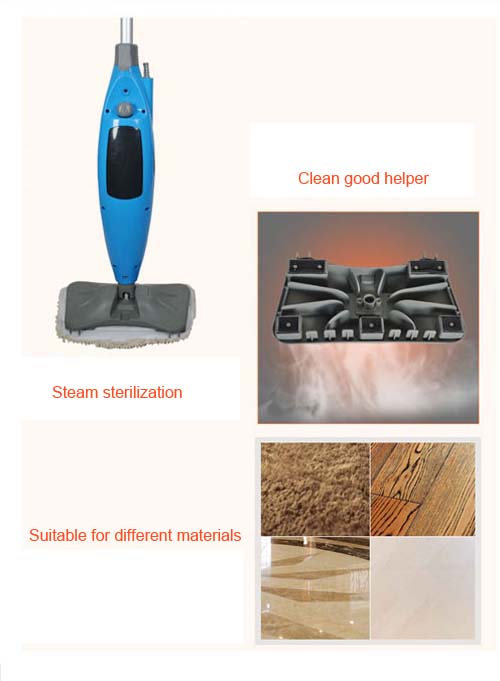 Multifunctional handheld H2O Multi Purpose Eco-friendly electric Steam Mop